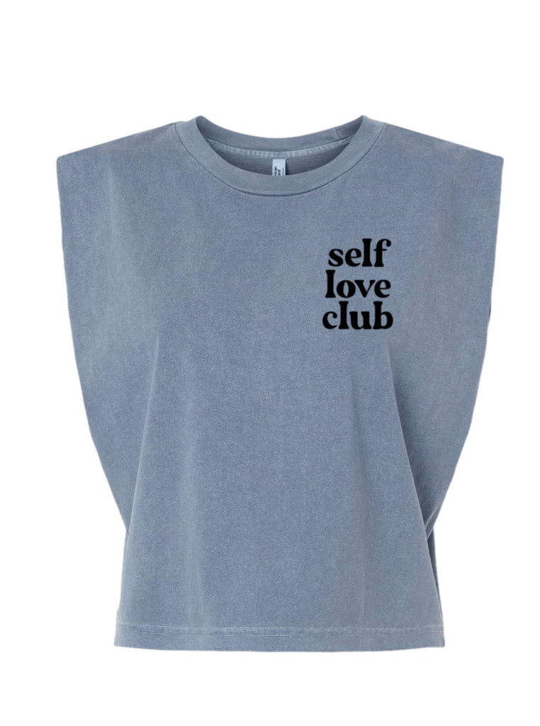 Self Love Club Corner Faded Tank