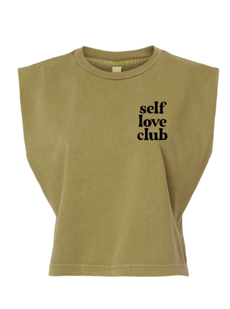 Self Love Club Corner Faded Tank