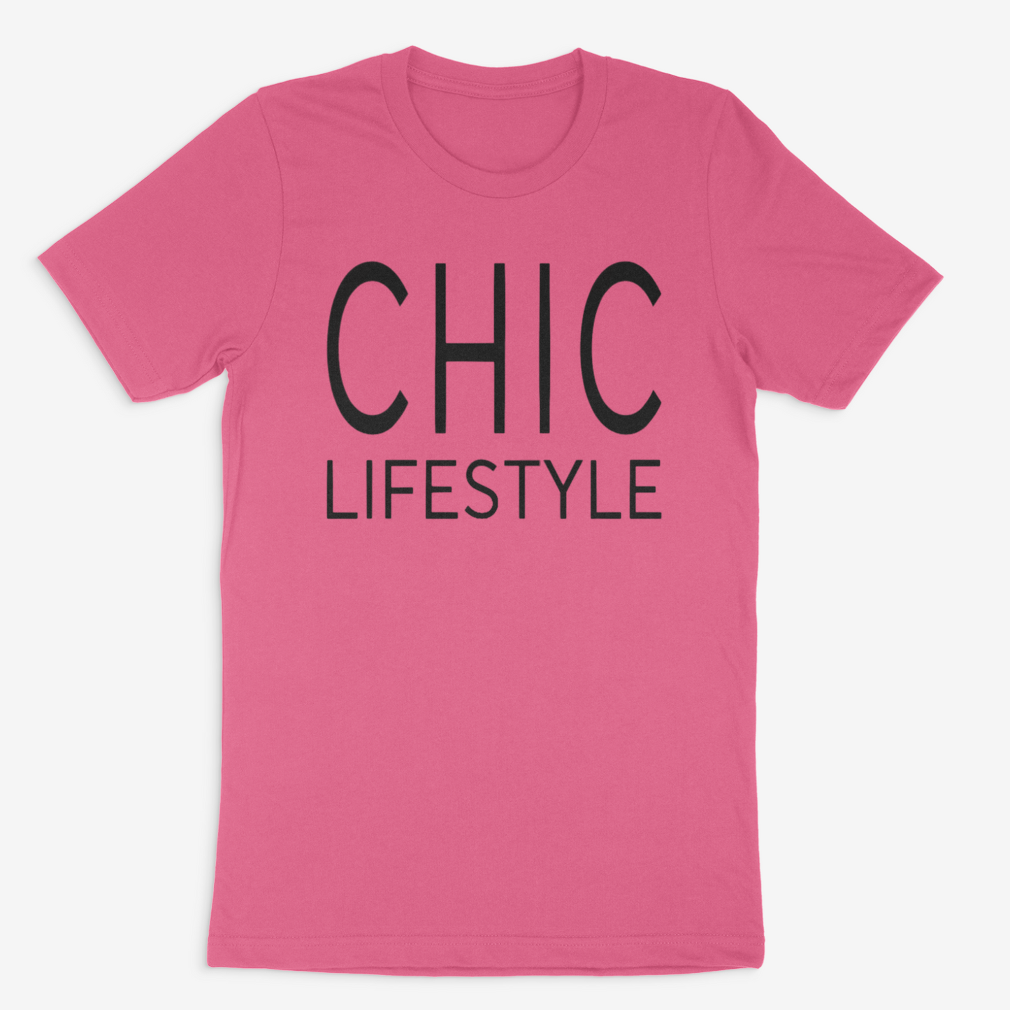 Chic Lifestyle Tee ( Black)