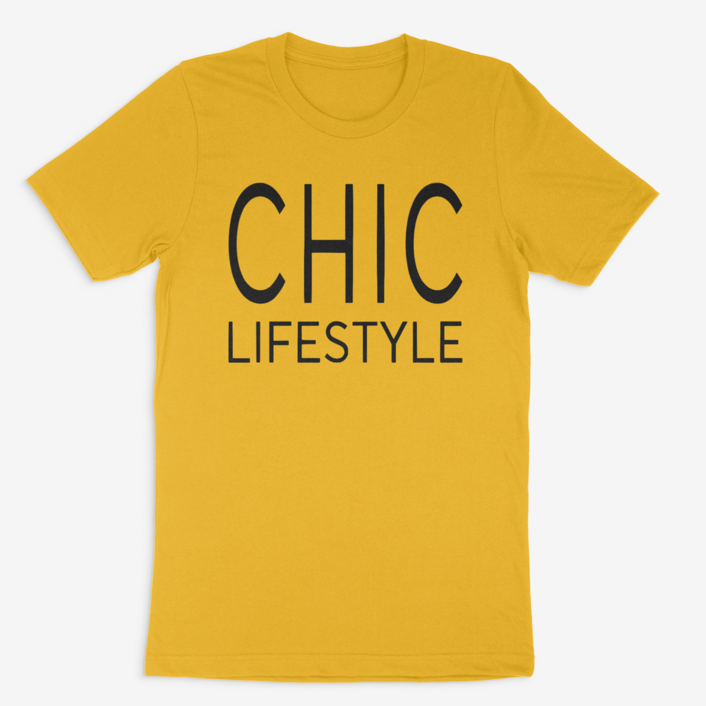 Chic Lifestyle Tee ( Black)
