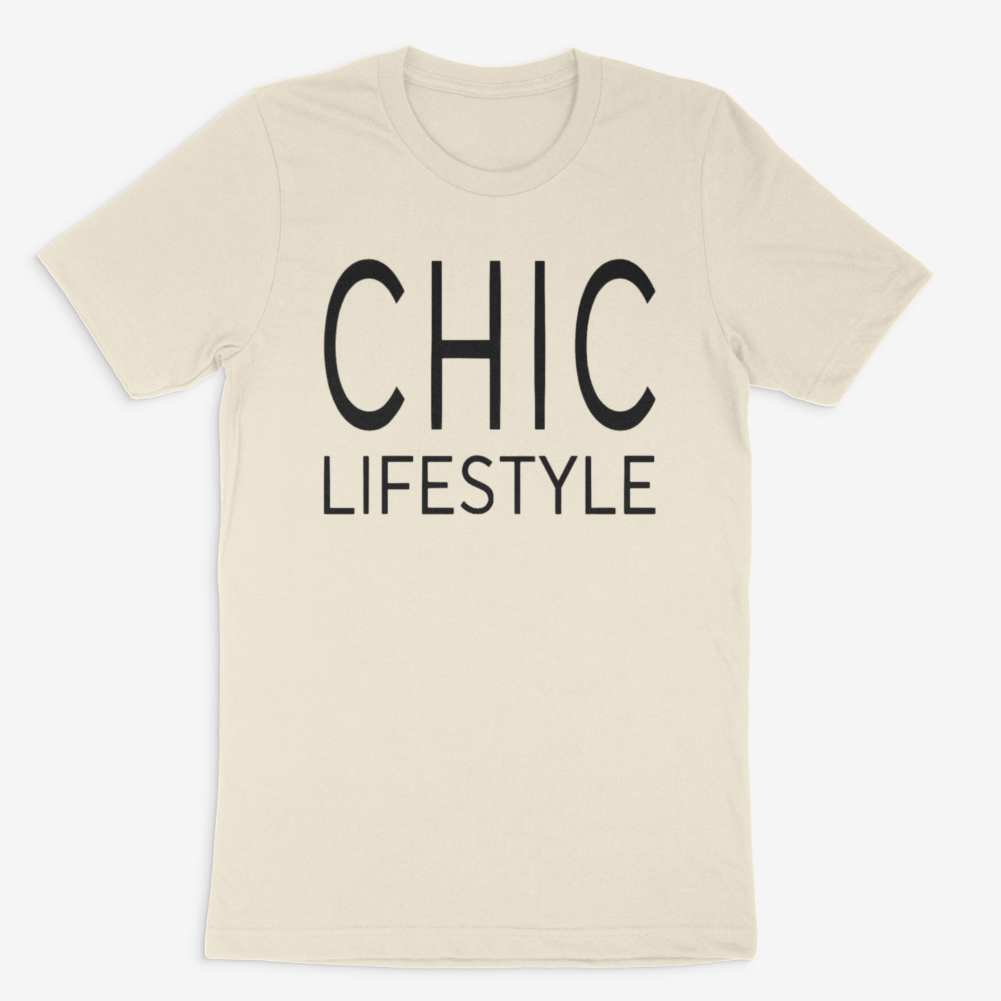Chic Lifestyle Tee ( Black)