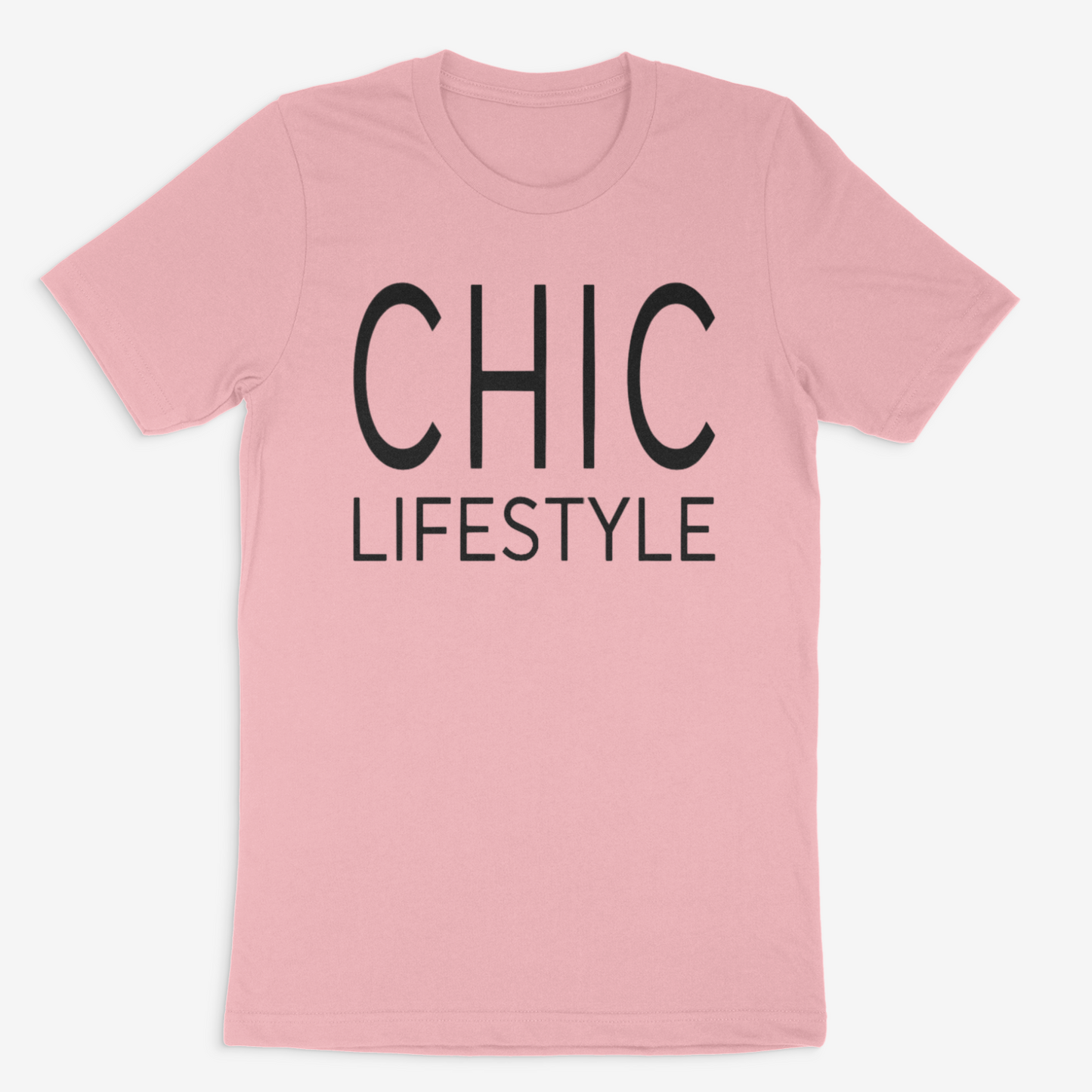 Chic Lifestyle Tee ( Black)