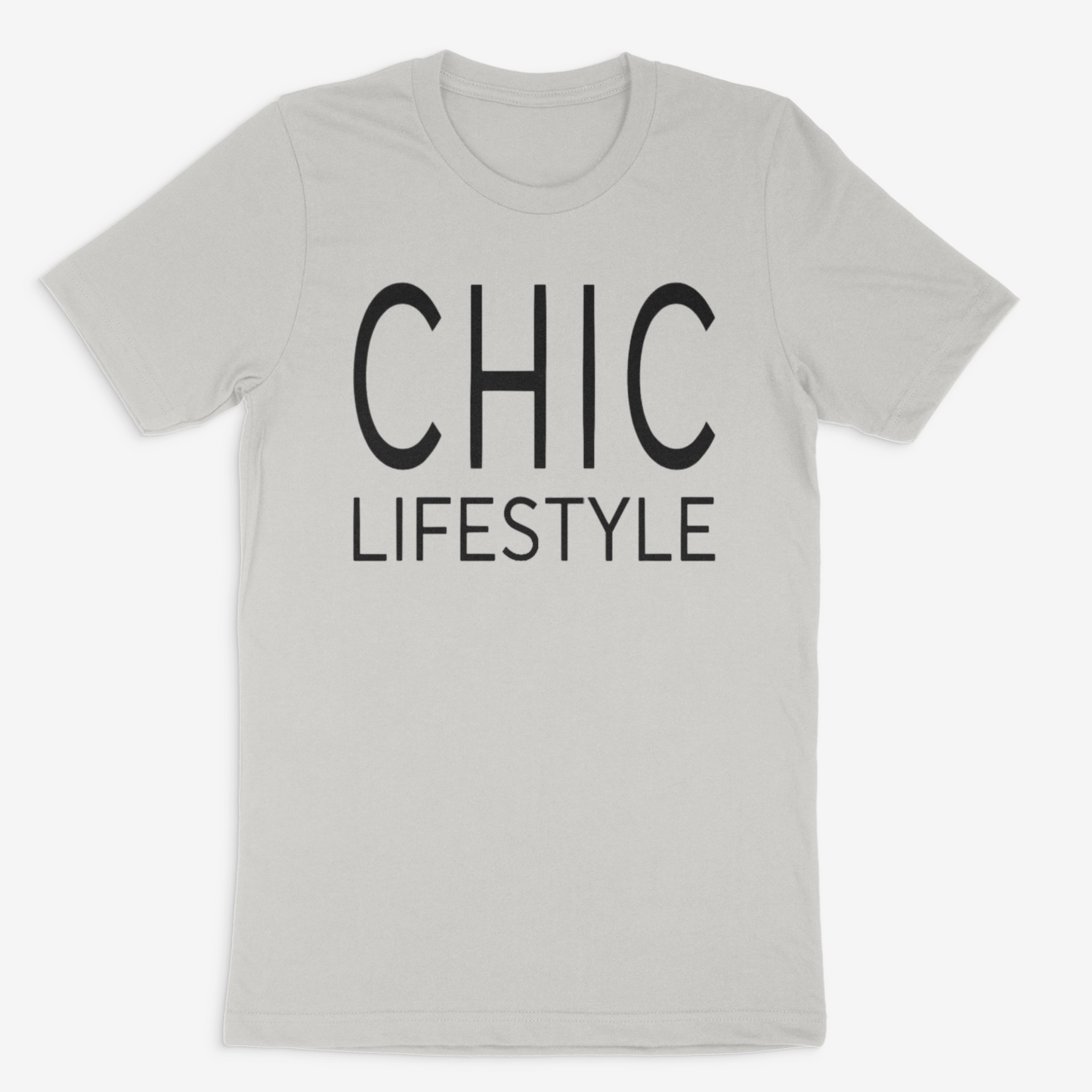 Chic Lifestyle Tee ( Black)
