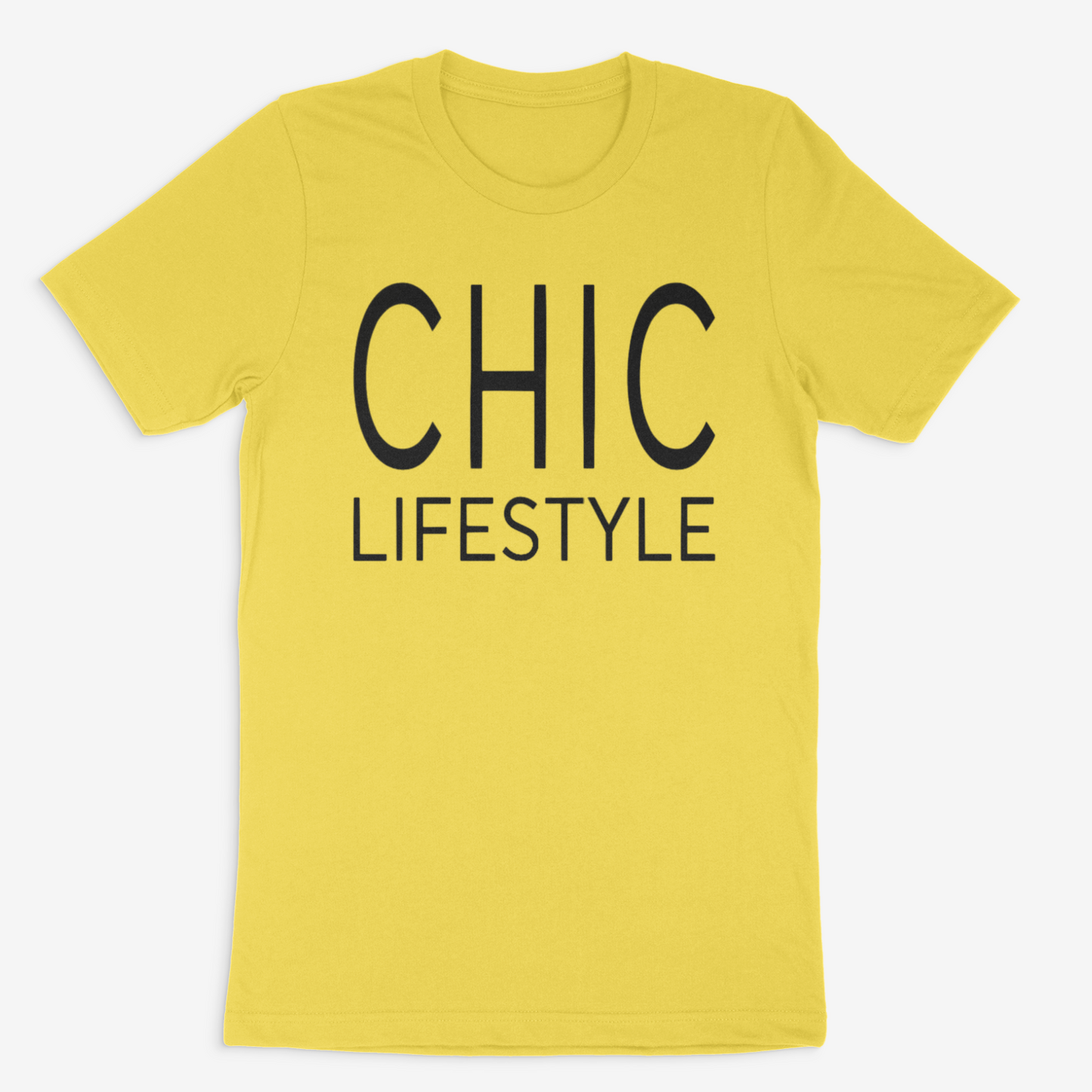 Chic Lifestyle Tee ( Black)
