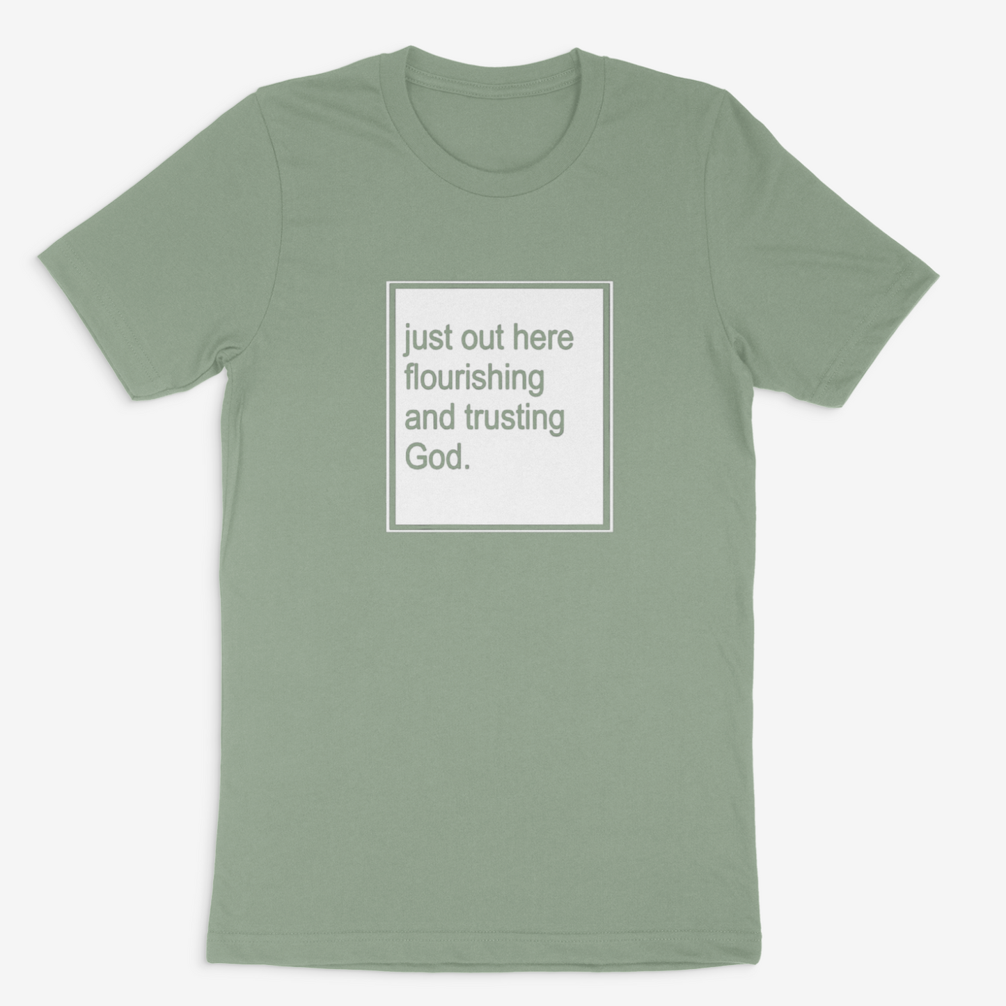 Flourishing and Trusting Tee