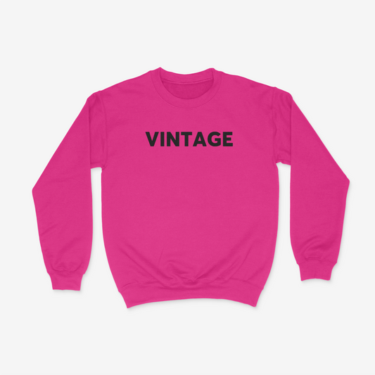 Vintage ( Black) Crewneck