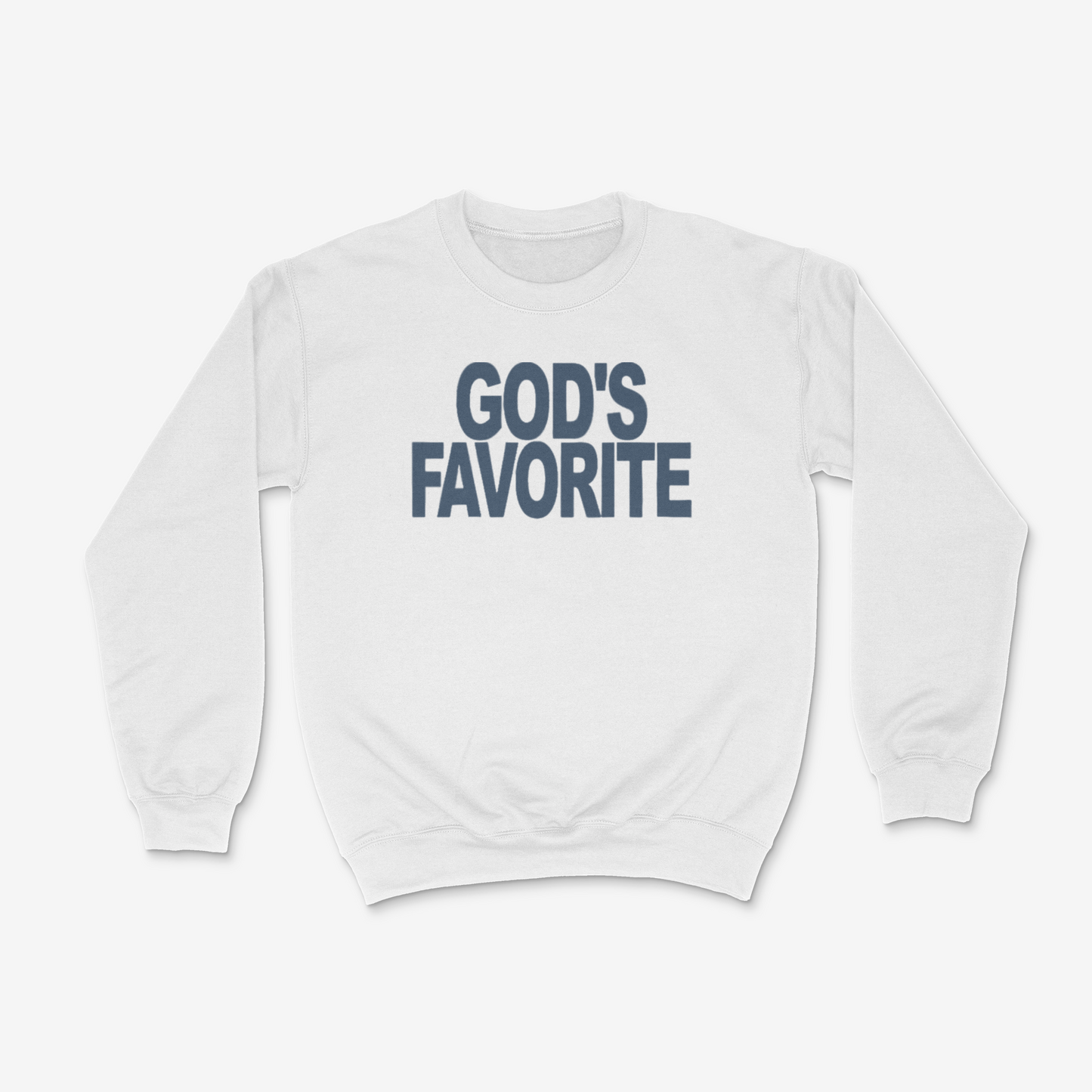 God's Favorite Crewneck ( Midnight Blue)