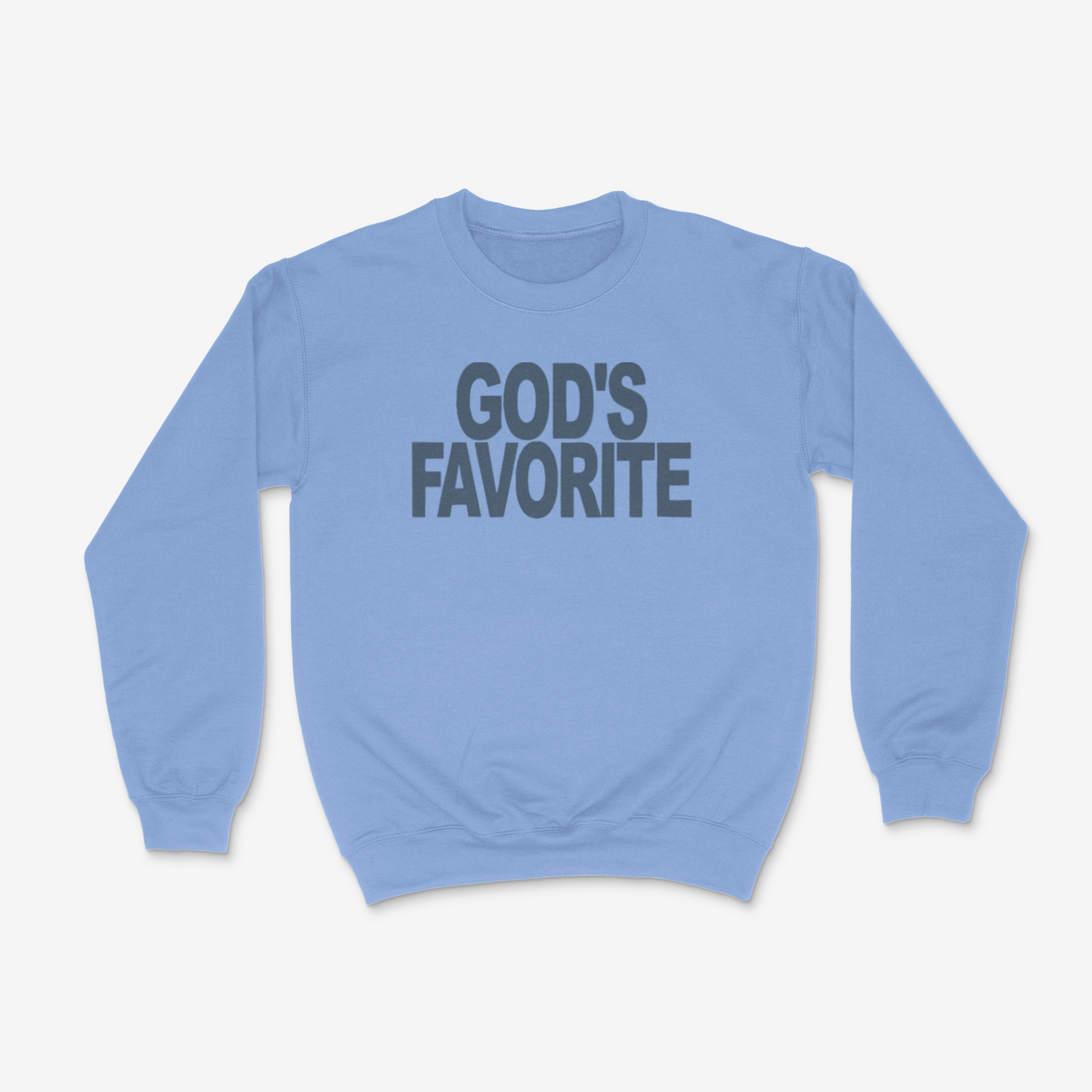 God's Favorite Crewneck ( Midnight Blue)