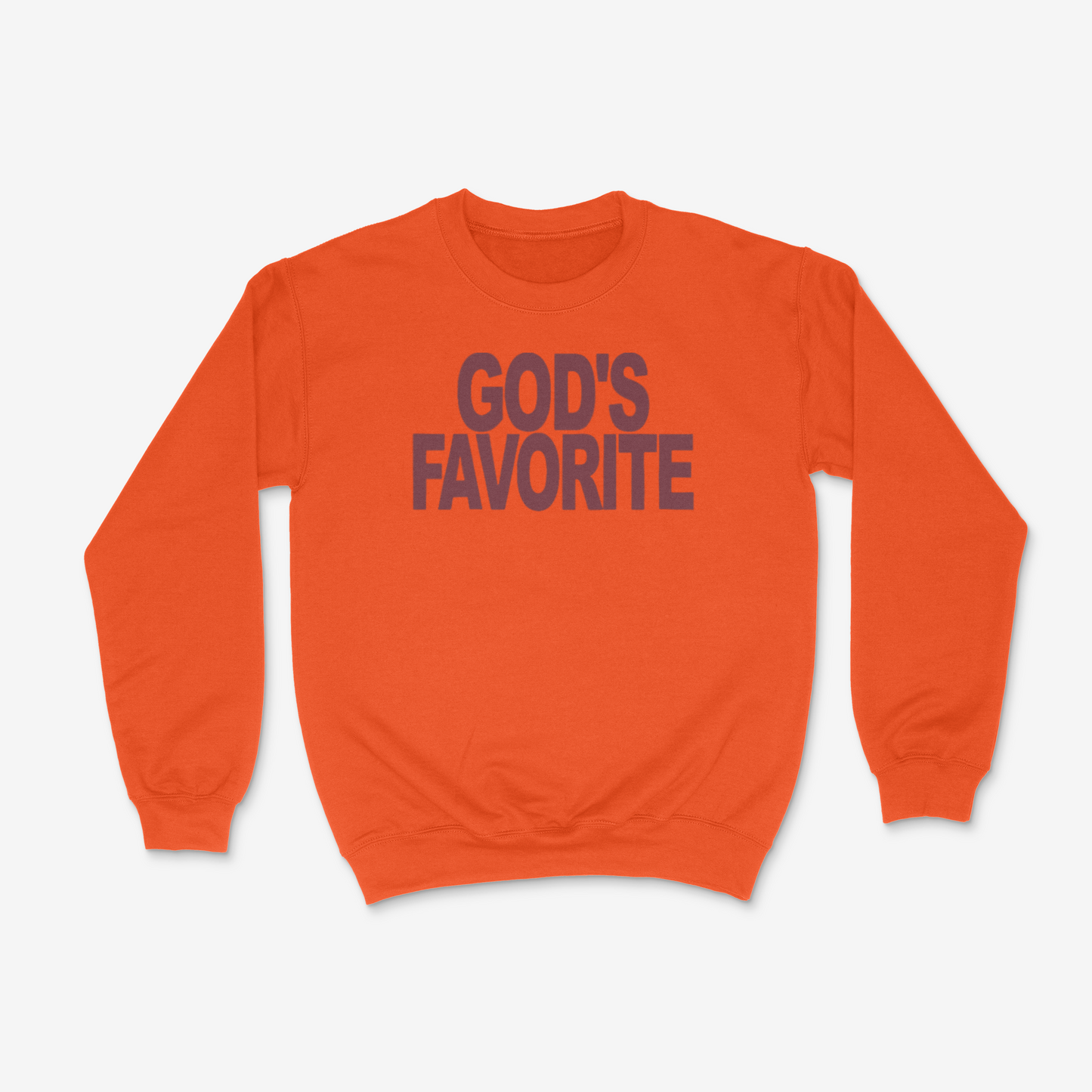 God's Favorite Crewneck ( Maroon)