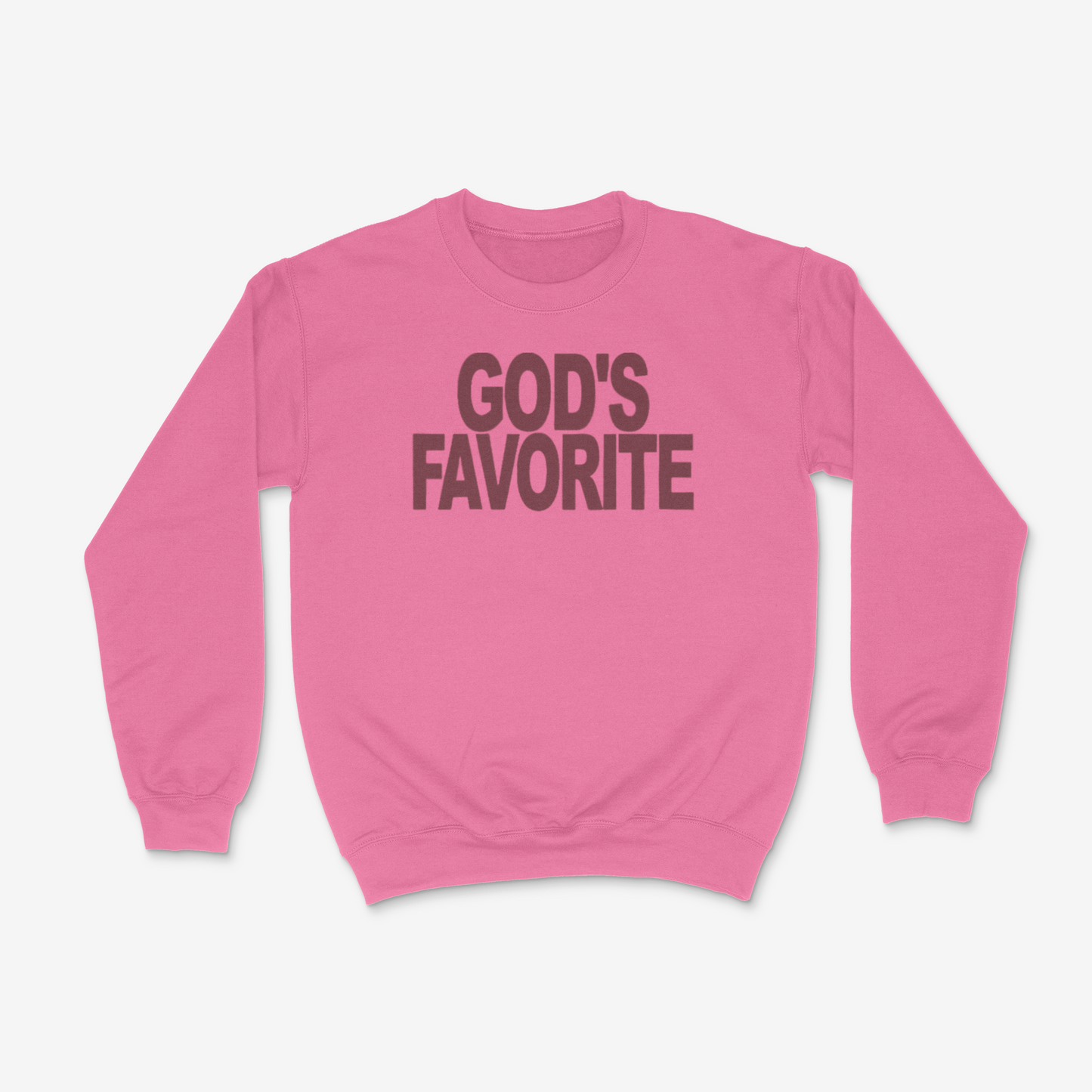 God's Favorite Crewneck ( Maroon)