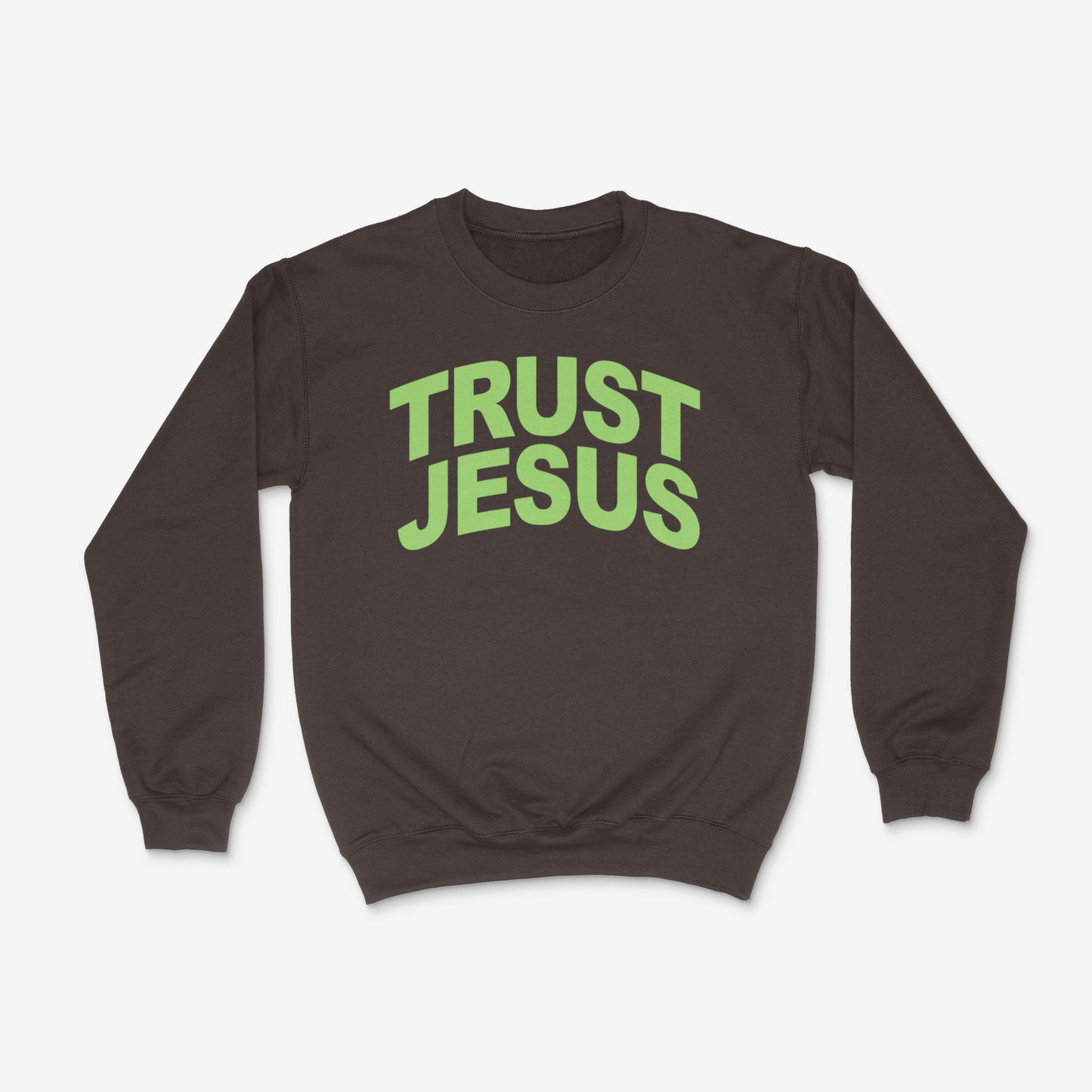 Trust Jesus Crewneck (Light Green)