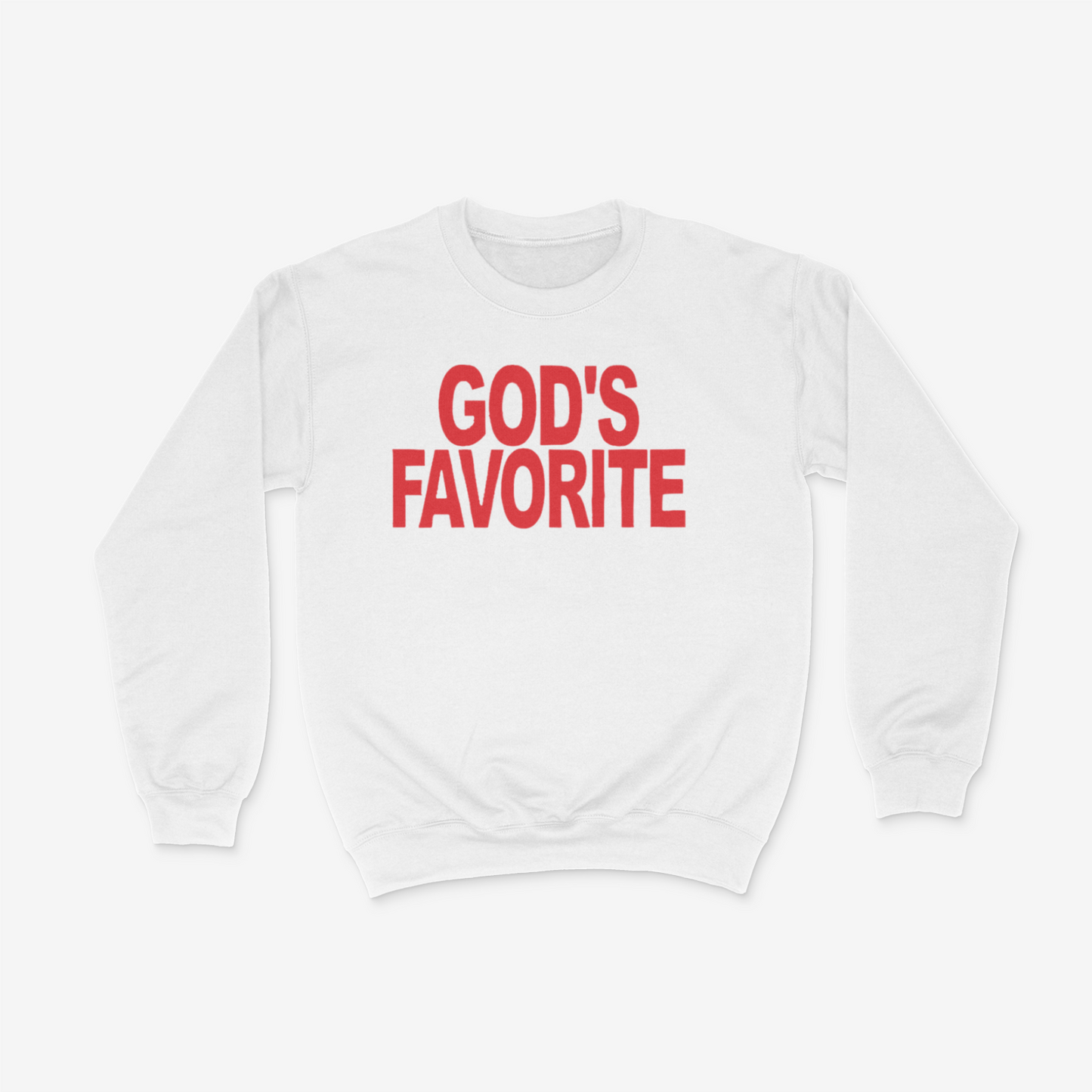 God's Favorite Crewneck (Red)
