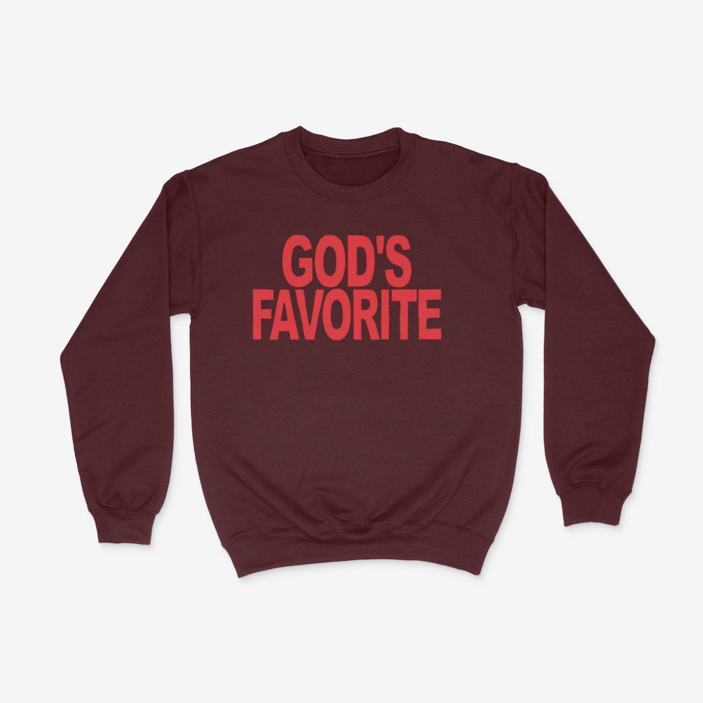 God's Favorite Crewneck (Red)