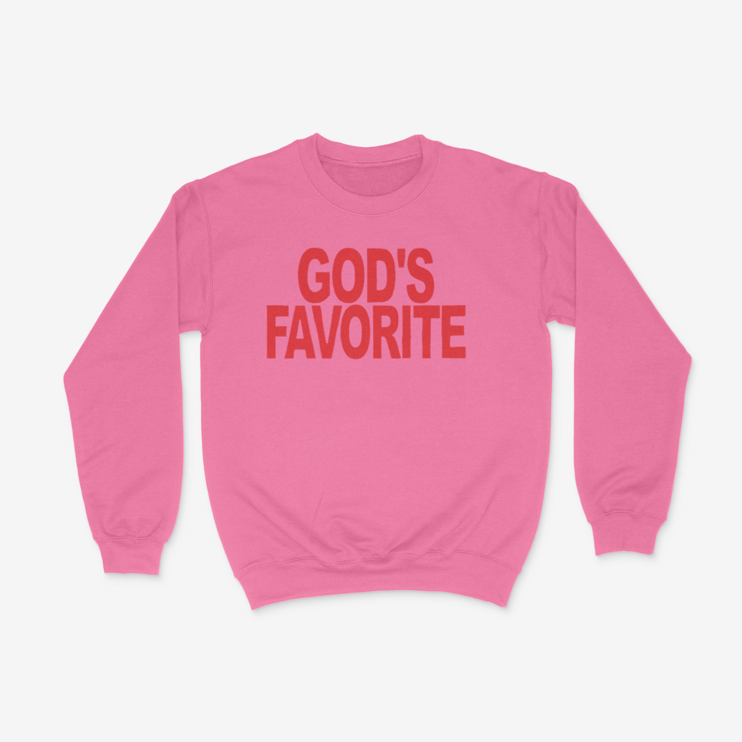 God's Favorite Crewneck (Red)