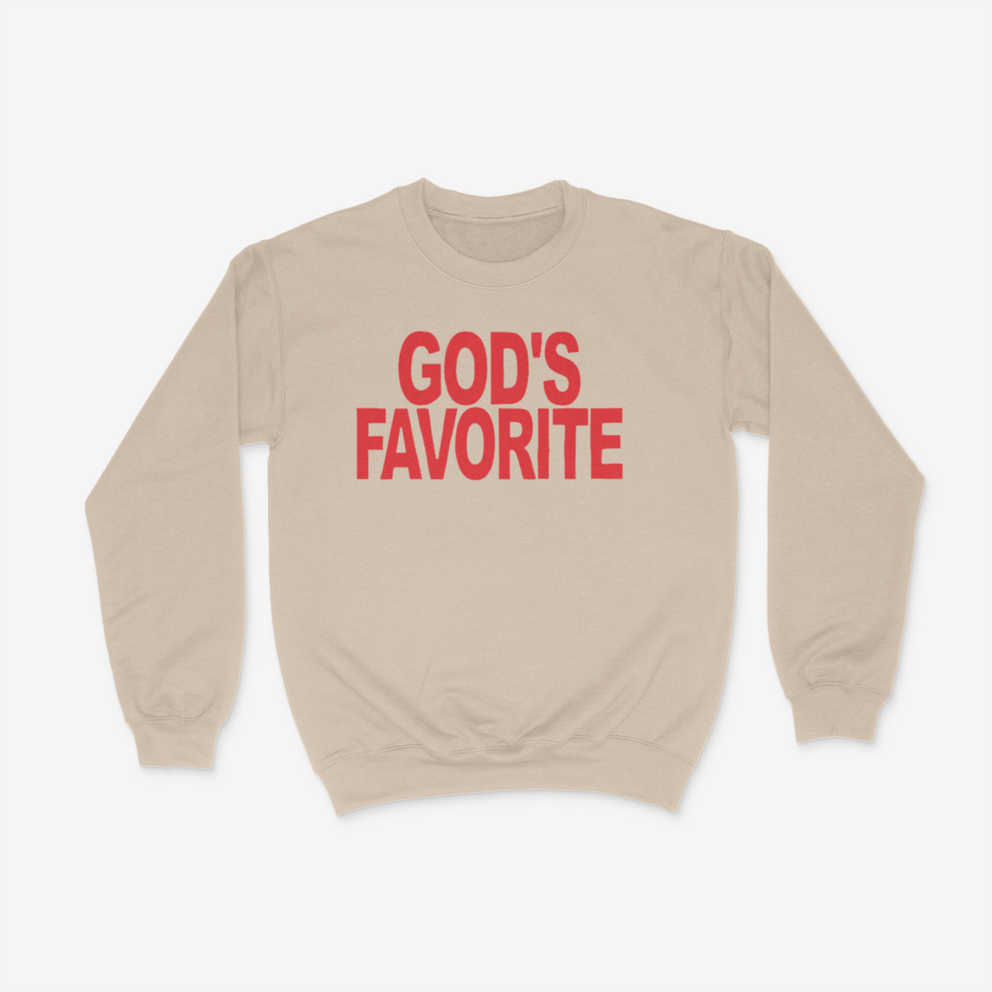 God's Favorite Crewneck (Red)