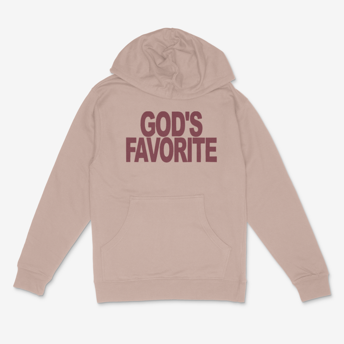 God's Favorite Bold (Maroon) Hoodie