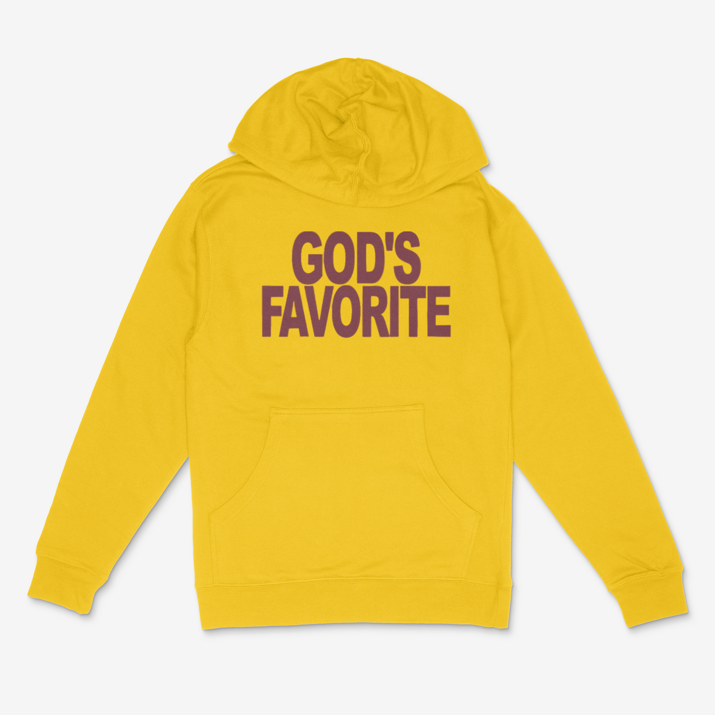 God's Favorite Bold (Maroon) Hoodie