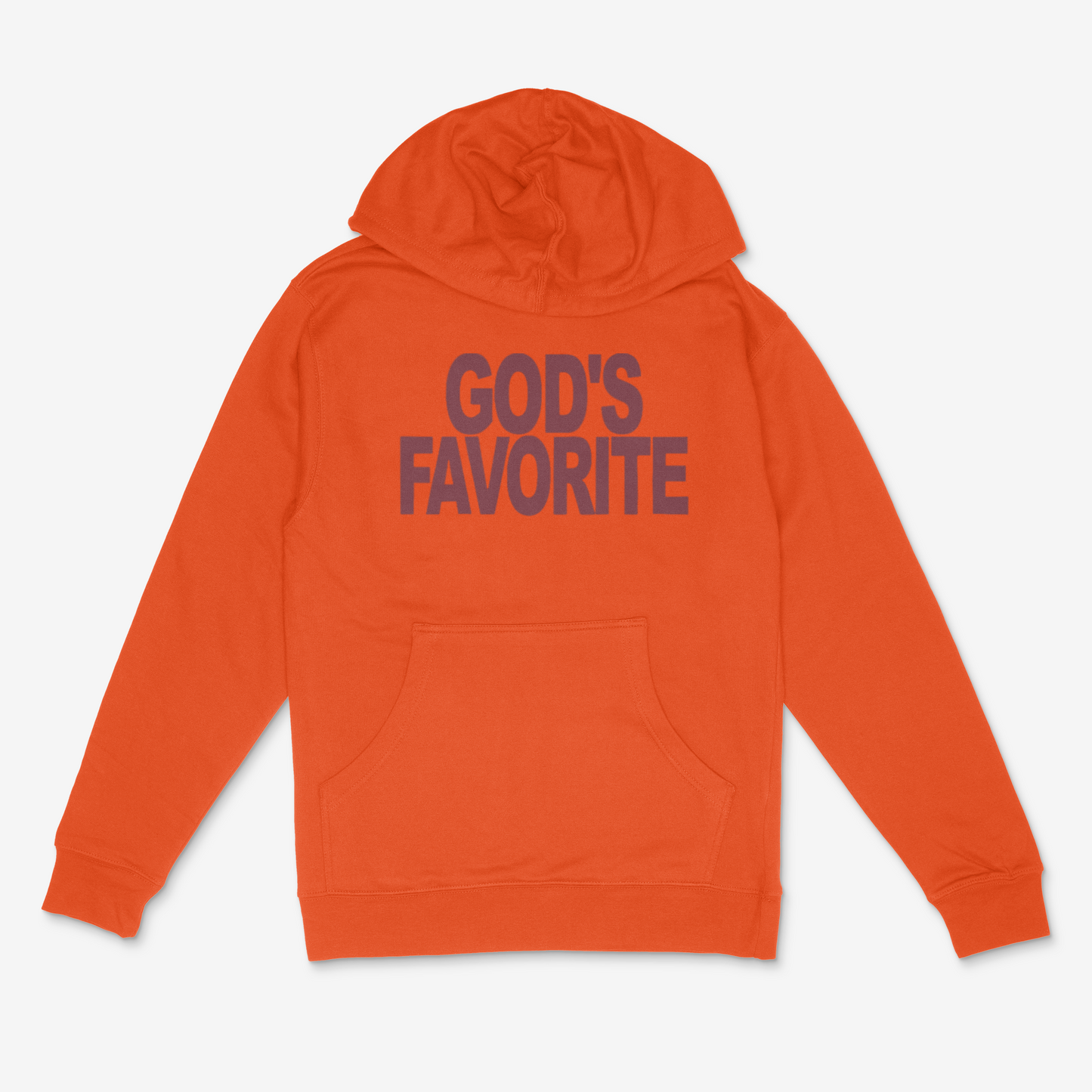 God's Favorite Bold (Maroon) Hoodie