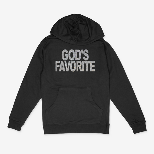 God's Favorite (Sparkling Silver) Hoodie