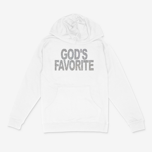 God's Favorite (Sparkling Silver) Hoodie