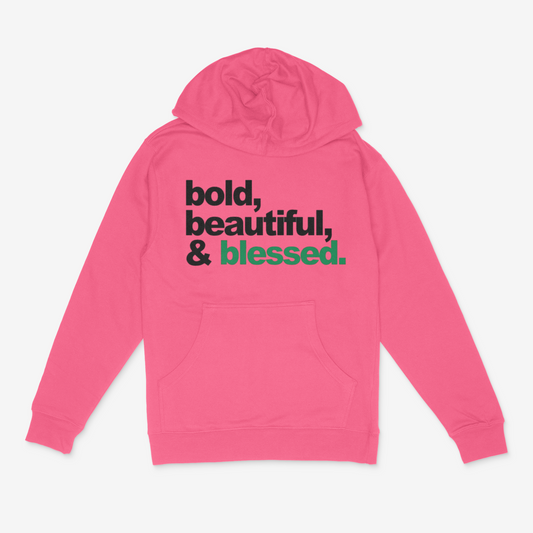 3 B's Hoodie ( Green)