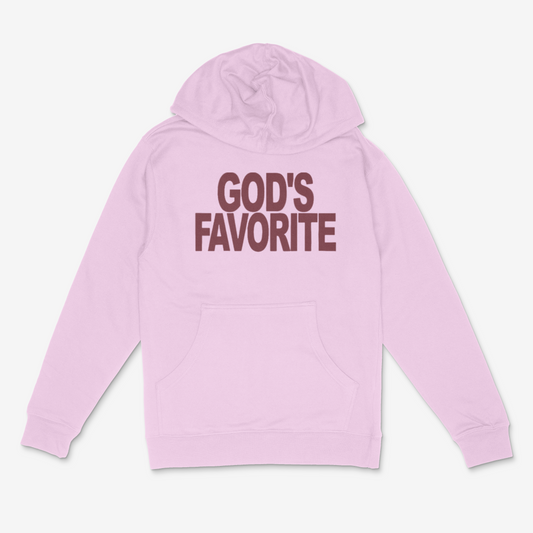 God's Favorite Bold (Maroon) Hoodie