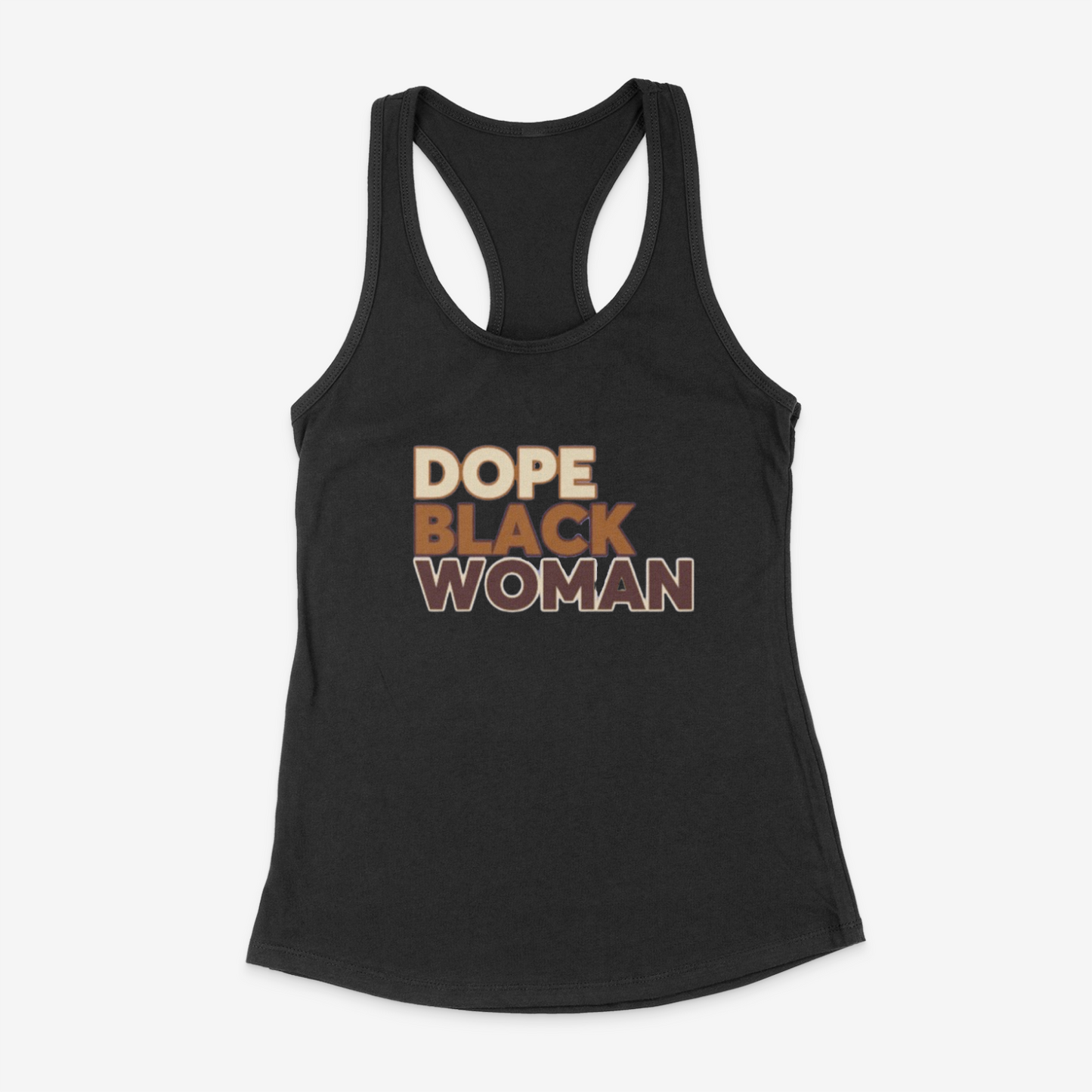 Dope Black Woman (Shades of Brown) Tank Top