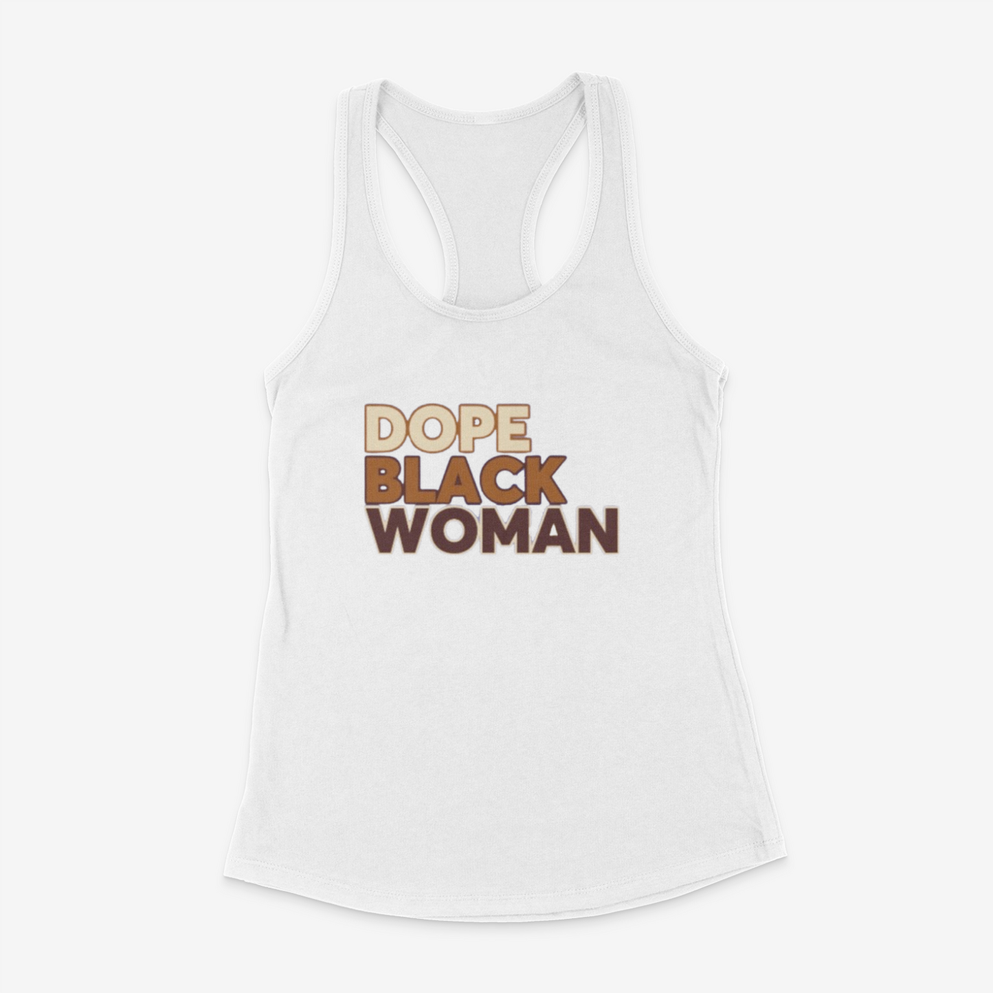 Dope Black Woman (Shades of Brown) Tank Top