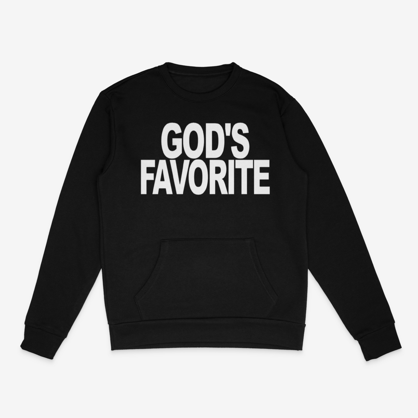 Bold God's Favorite Crewneck w/ Pockets