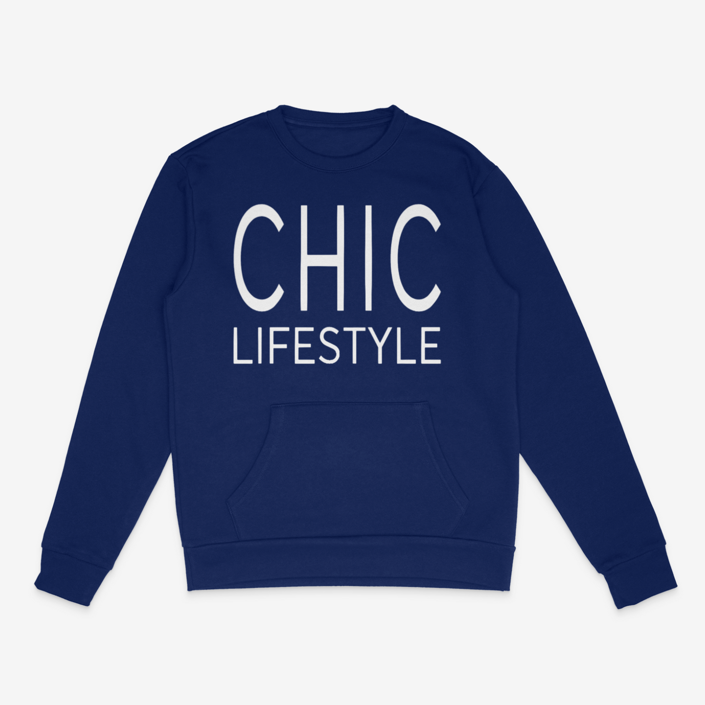 Chic Lifestyle Crewneck w/ Pockets