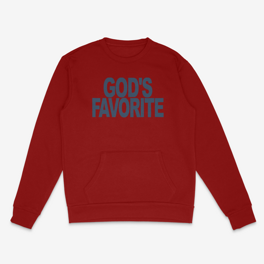 God's Favorite Crew w/ Pockets ( Midnight Blue)