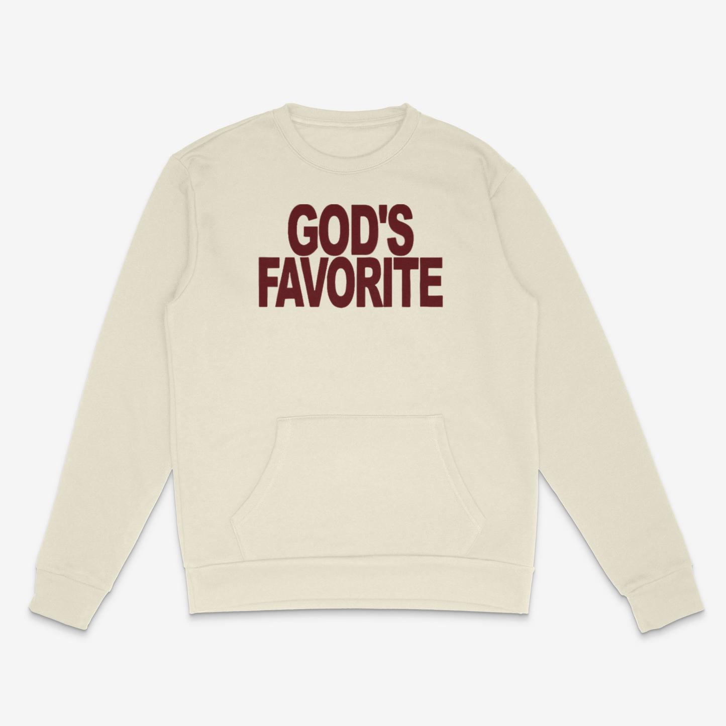 God's Favorite Crew w/Pockets (Maroon)