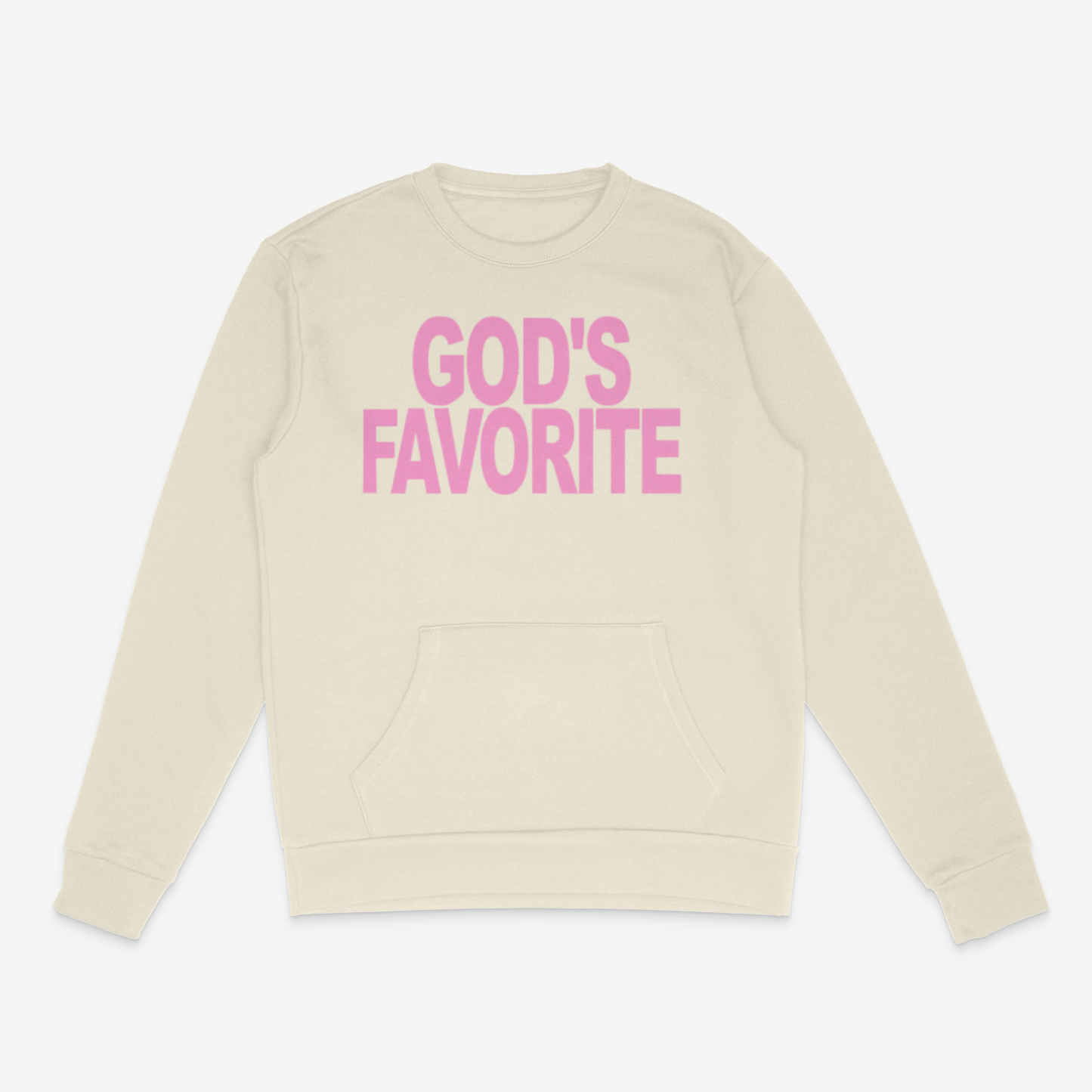 Bold God's Favorite Crewneck with Pockets