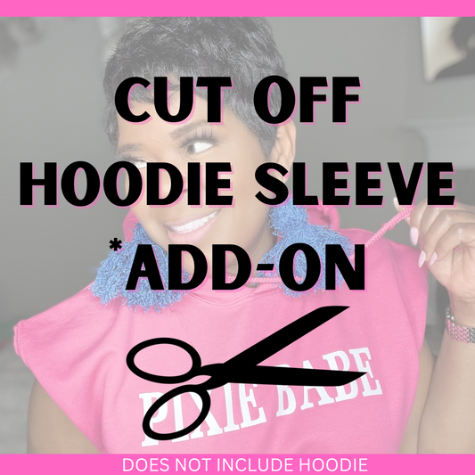 Cut-off Hoodie Sleeves *Add On