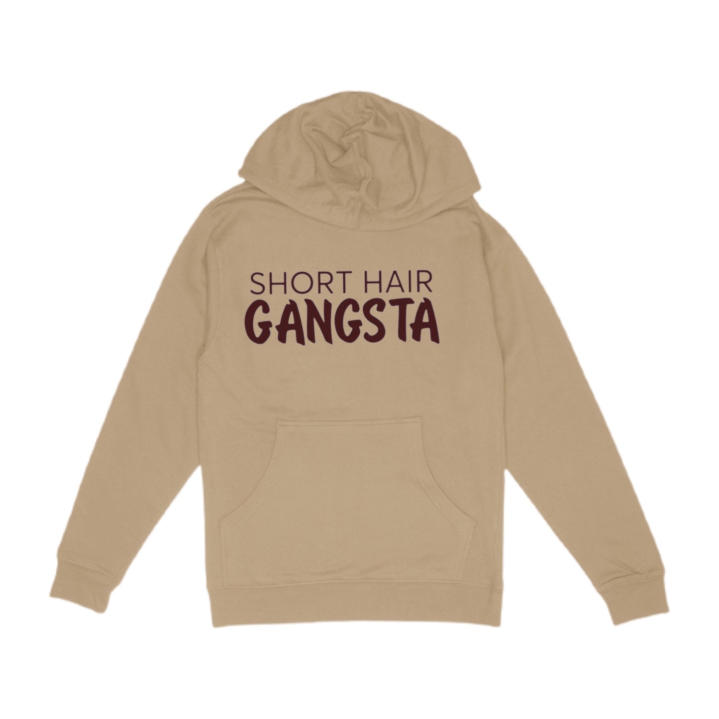 Short Hair Gangsta ( Chocolate Brown) Hoodie