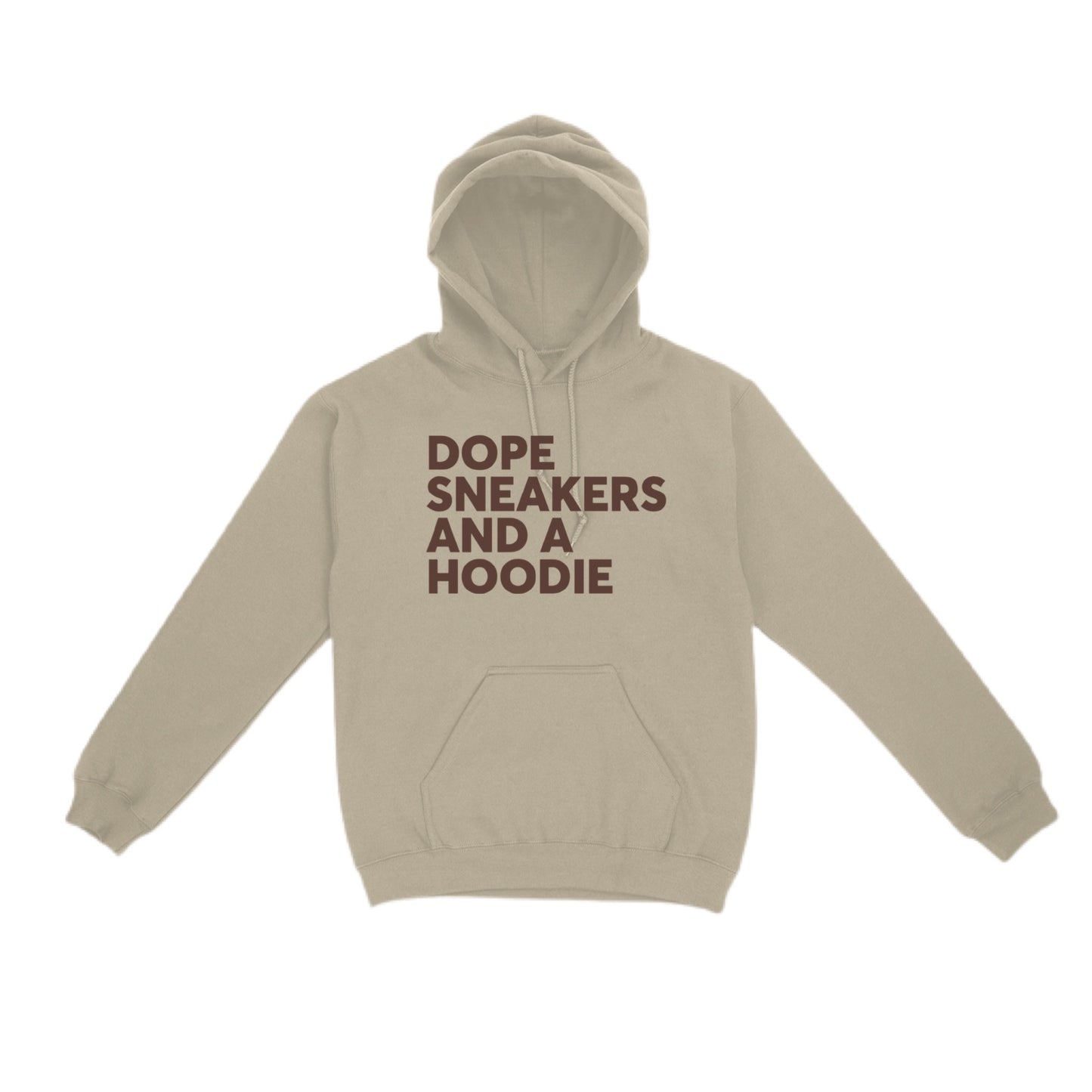 Dope Sneakers and A Hoodie (Chocolate Brown)