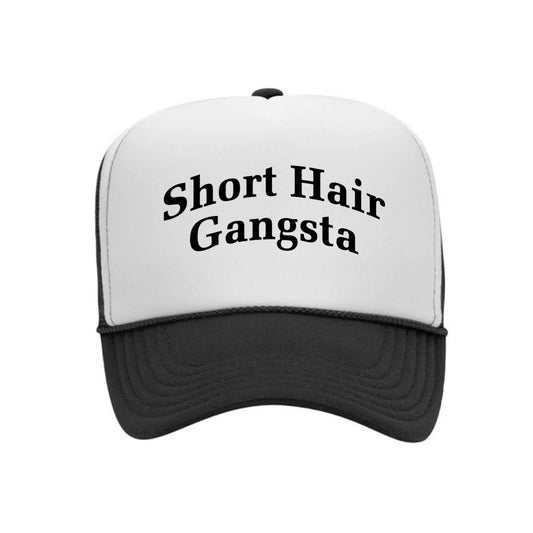 Short Hair Gangsta Trucker Hat