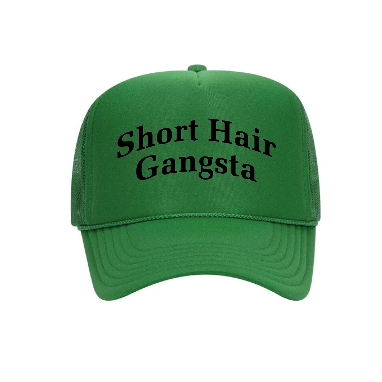 Short Hair Gangsta Trucker Hat