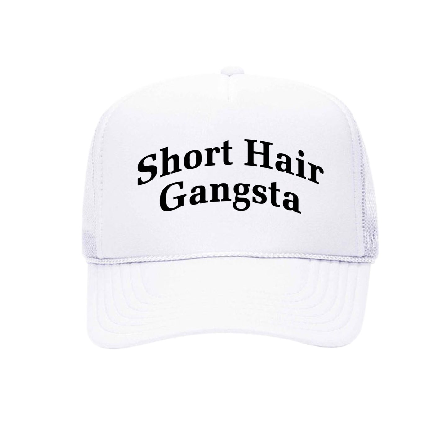 Short Hair Gangsta Trucker Hat