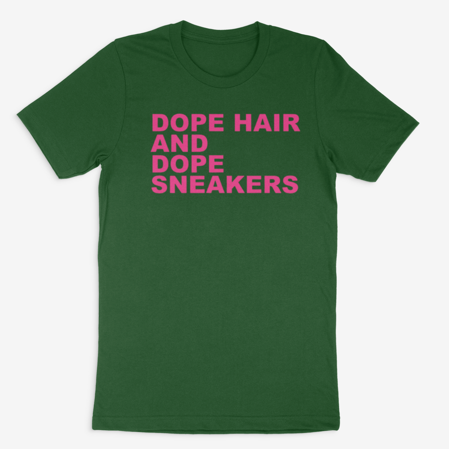 Dope Hair and Dope Sneakers Tee (Pink)