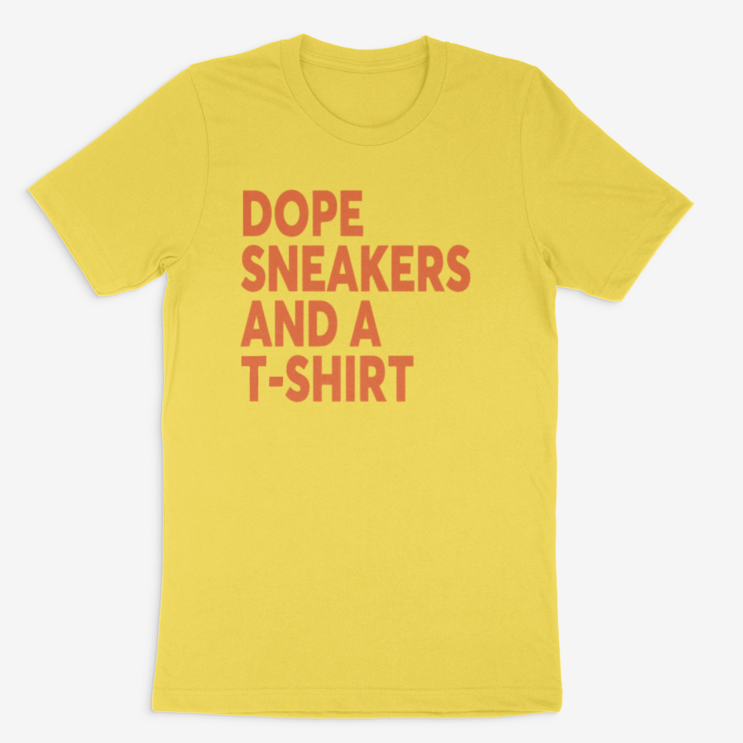 Dope Sneakers and a T-Shirt (Orange)
