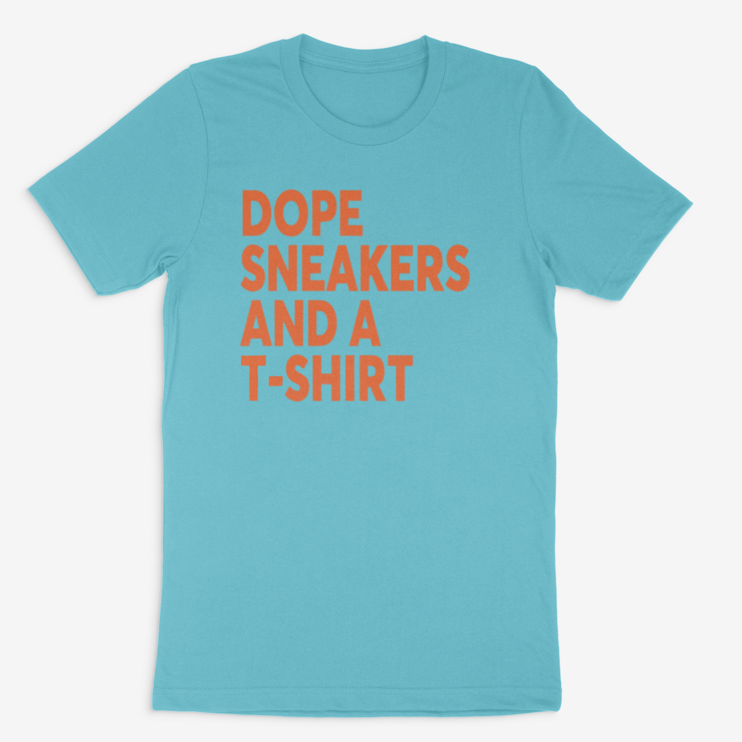 Dope Sneakers and a T-Shirt (Orange)