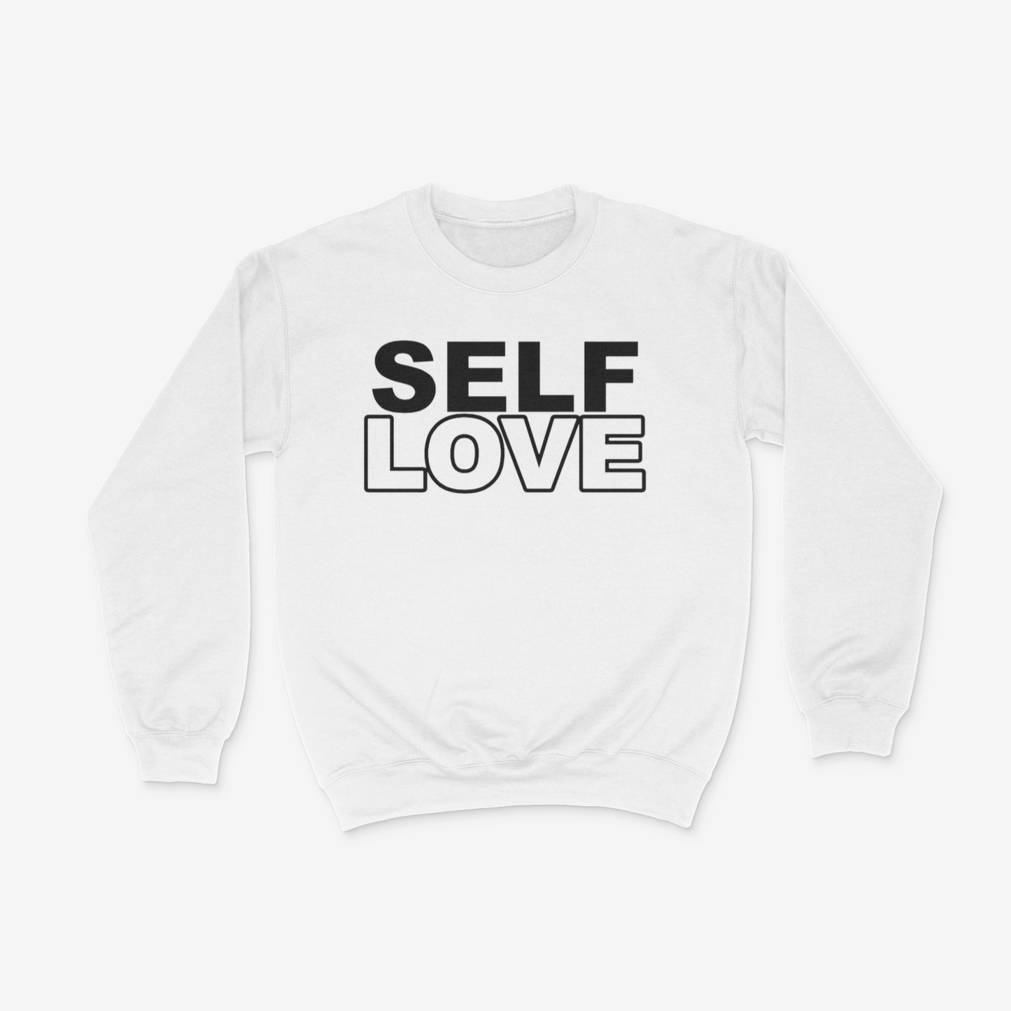 Self Love Bold Crewneck (Black)