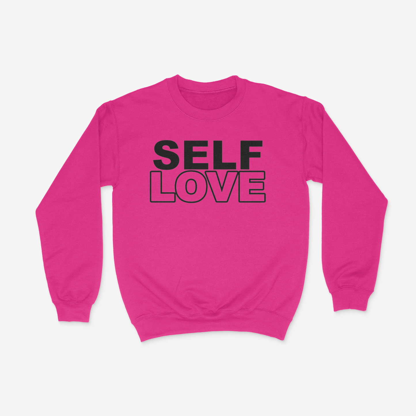 Self Love Bold Crewneck (Black)