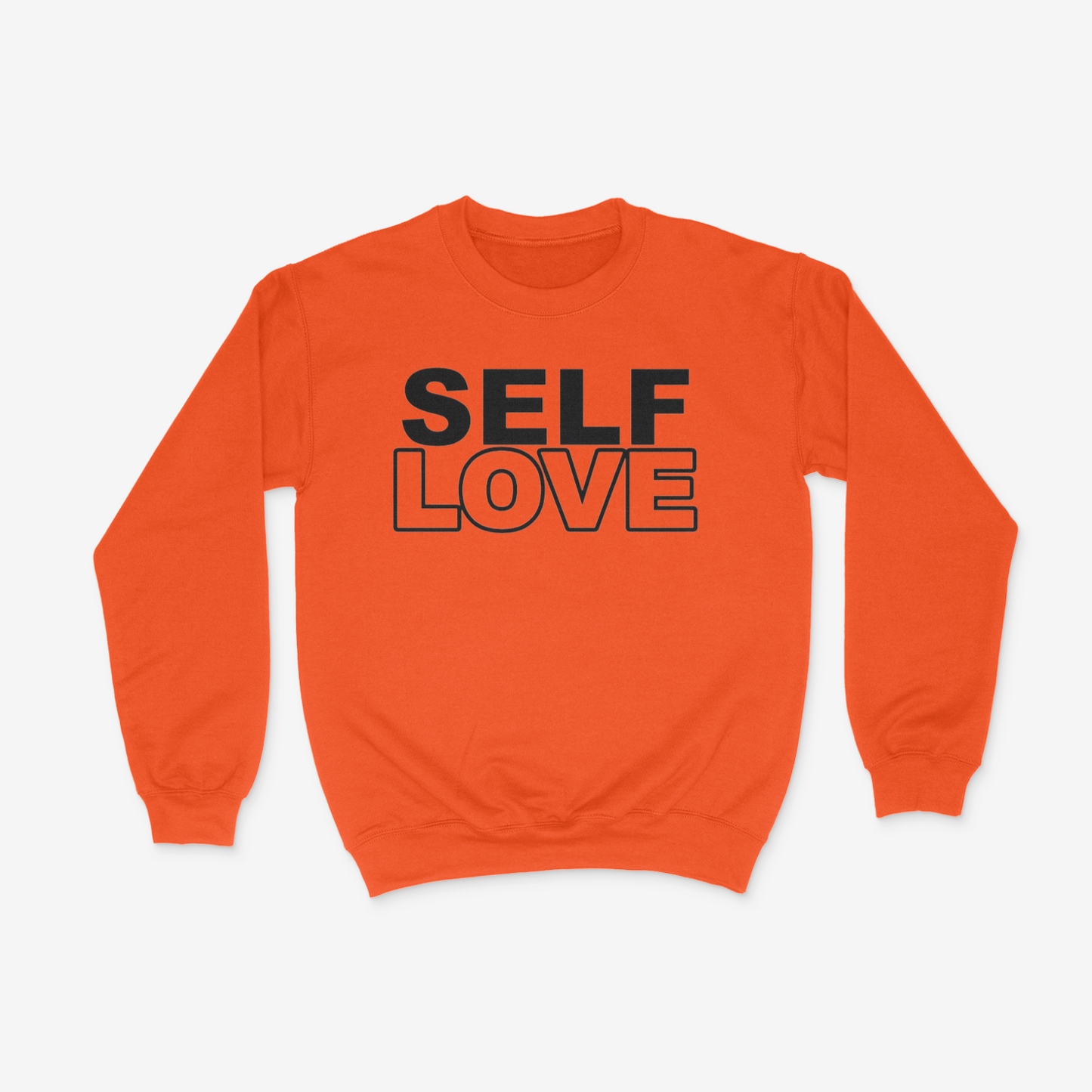 Self Love Bold Crewneck (Black)