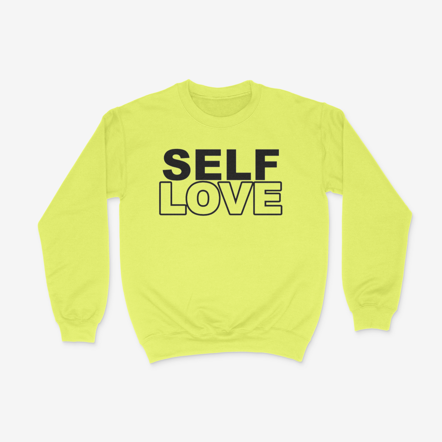 Self Love Bold Crewneck (Black)