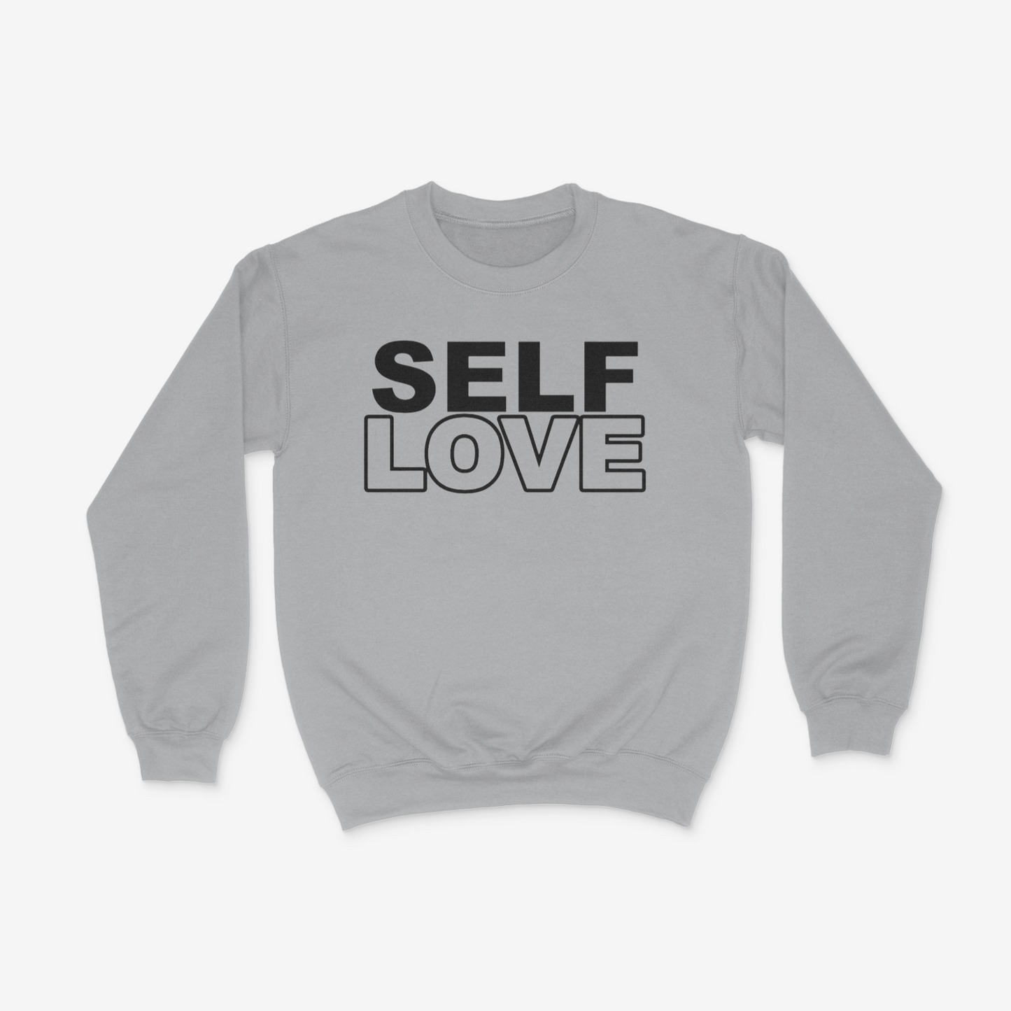 Self Love Bold Crewneck (Black)