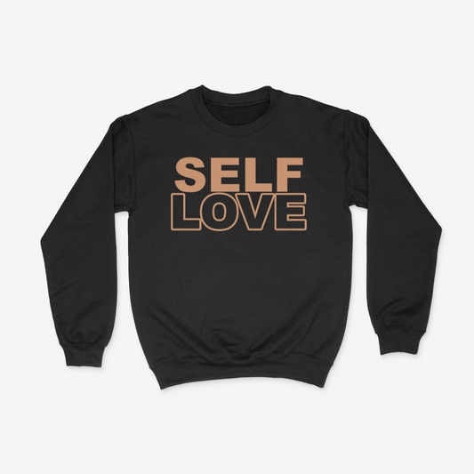 Self Love Bold Crewneck (Tan)