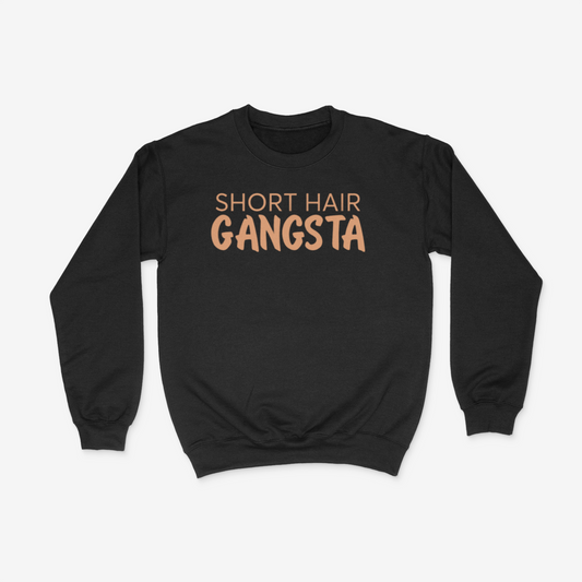 Short Hair Gangsta Crewneck (Tan)
