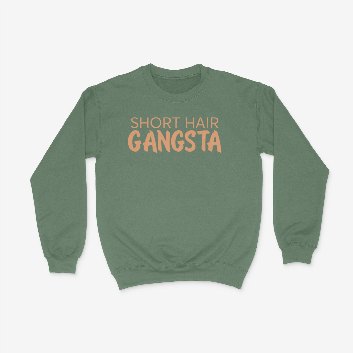 Short Hair Gangsta Crewneck (Tan)